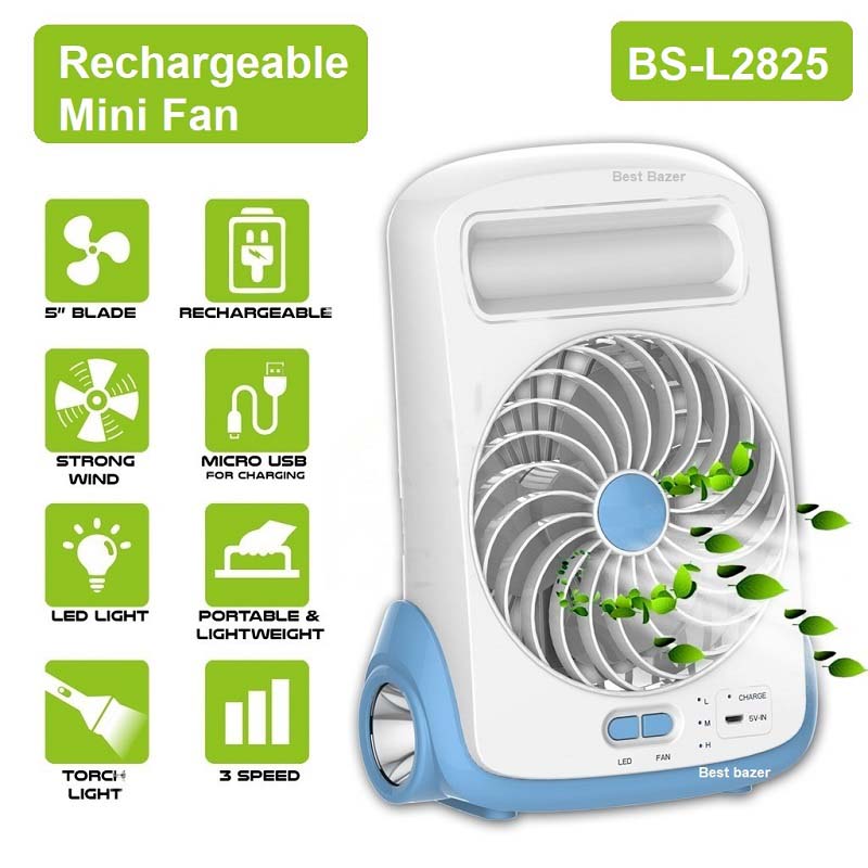 Multi-Function Rechargeable Fan BS 2825